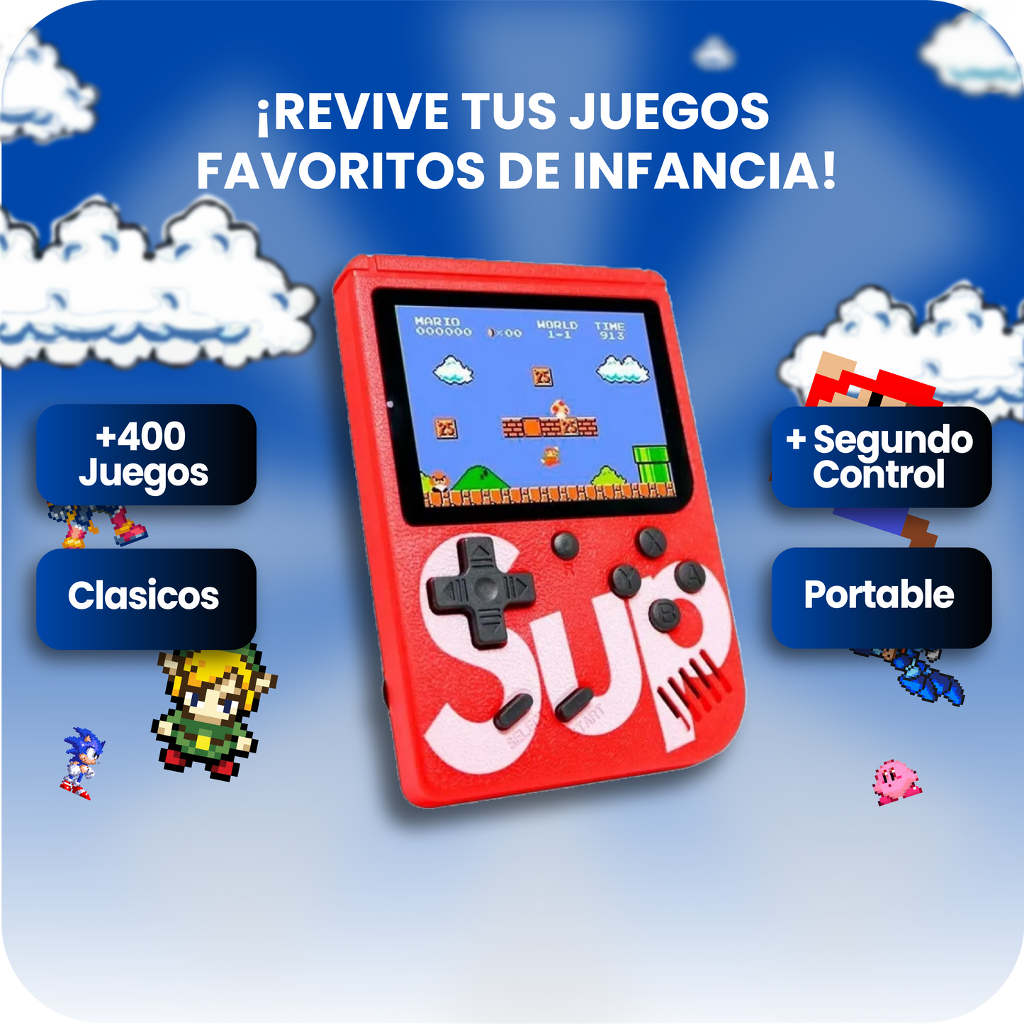 VIDEOJUEGO SÚPER RETRO 3